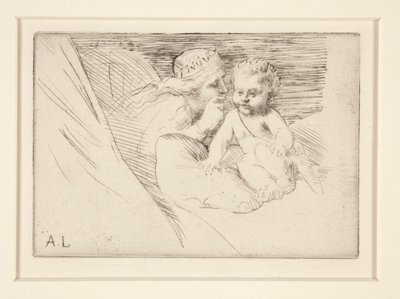 Mab e Cupido da Alphonse Legros