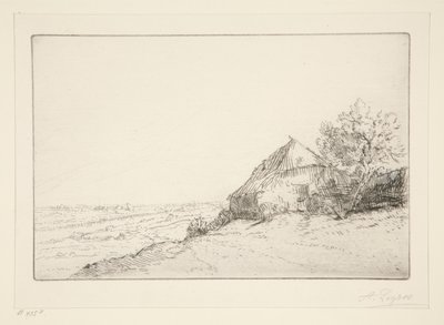 Capanna sulla collina da Alphonse Legros