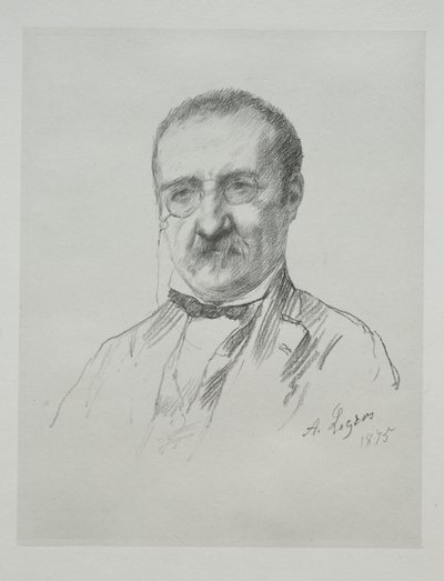 Mr. Champfleury, 1875 da Alphonse Legros
