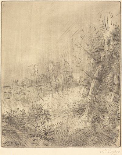 Vecchio villaggio da Alphonse Legros