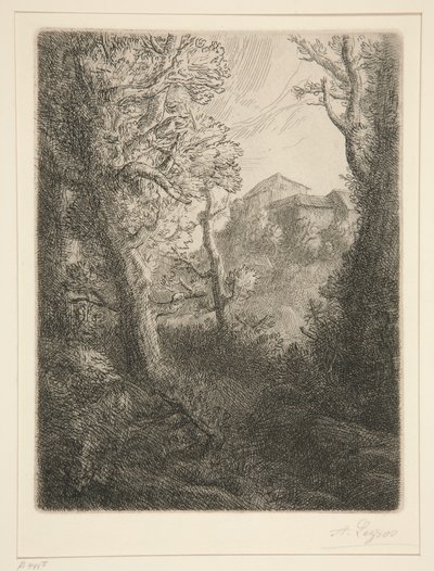 Paesaggio da Alphonse Legros