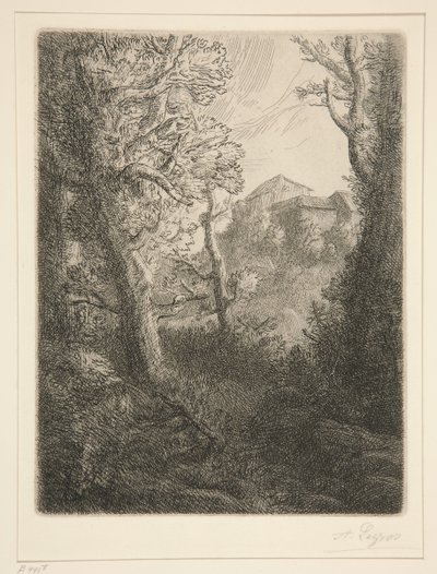 Paesaggio da Alphonse Legros