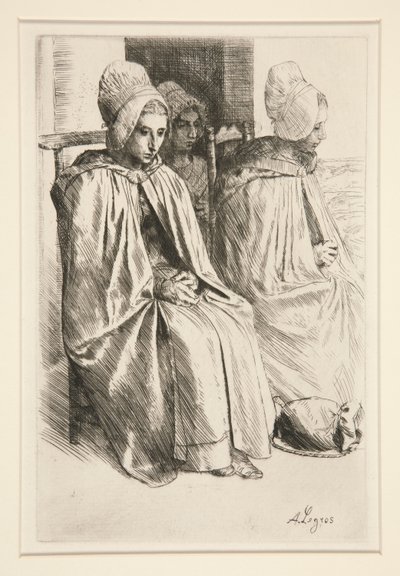 Contadine nei dintorni di Boulogne da Alphonse Legros
