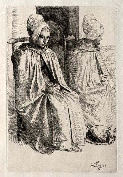 Contadina nei dintorni di Boulogne da Alphonse Legros