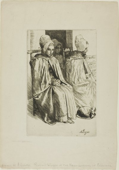 Contadine di Boulogne da Alphonse Legros