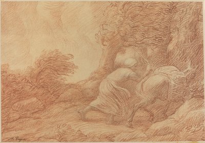 Contadino e asino da Alphonse Legros