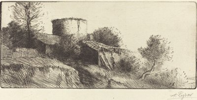 La torre dei piccioni da Alphonse Legros