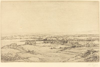 Pianura vicino a un lago (La plaine pres du lac) da Alphonse Legros