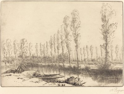 Pioppi vicino ad Amiens da Alphonse Legros