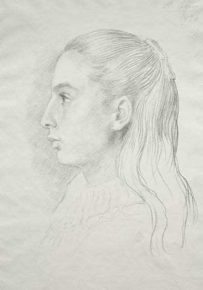 Ritratto di Mlle. Nora E. Legros da Alphonse Legros