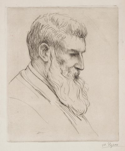 Ritratto di Craibe Angus da Alphonse Legros