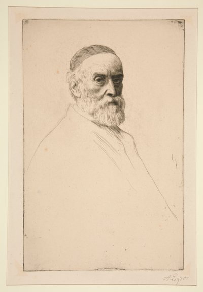 Ritratto di G.F. Watts, R.A. da Alphonse Legros