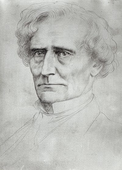 Ritratto di Hector Berlioz da Alphonse Legros