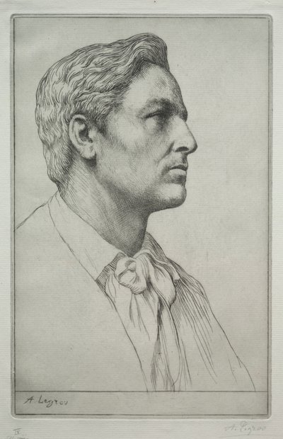 Ritratto di Sir Charles Holroyd da Alphonse Legros