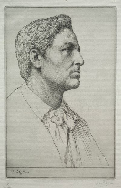 Ritratto di Sir Charles Holroyd da Alphonse Legros
