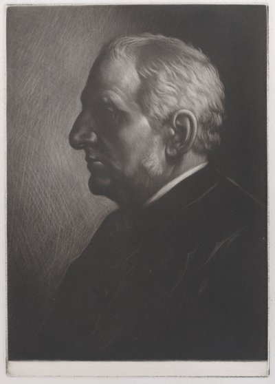 Ritratto di Sir Francis Seymour Haden, 1881 da Alphonse Legros