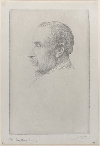Ritratto di William Cawthorne Unwin da Alphonse Legros