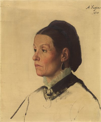 Ritratto di una Donna da Alphonse Legros