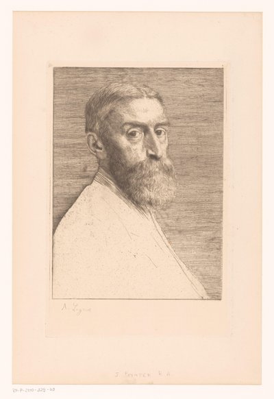 Ritratto di Edward Poynter da Alphonse Legros