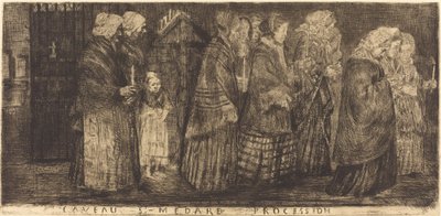 Processione nel sepolcro di Saint Medard da Alphonse Legros