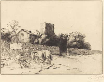 Il Muro del Presbiterio da Alphonse Legros
