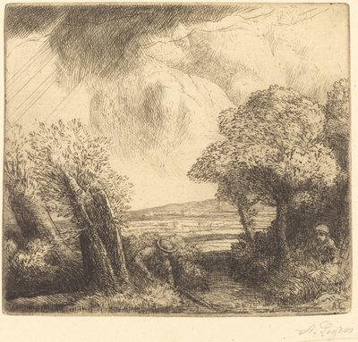 Ricordo del lago di Trasimeno da Alphonse Legros