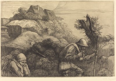 Ritorno dal bosco (Le retour du bois) da Alphonse Legros