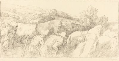 Ritorno dei Contadini (Le retour des paysans) da Alphonse Legros