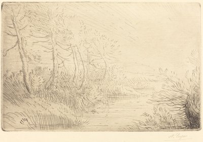 Bordo del fiume da Alphonse Legros