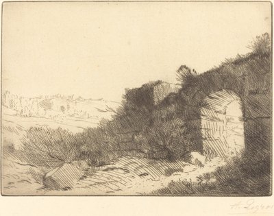 Rovina romana da Alphonse Legros