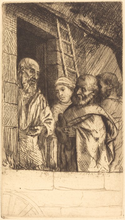 San Pietro e San Paolo alla Porta di Bonhomme Misere da Alphonse Legros