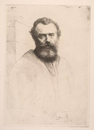 Autoritratto (Terza Tavola) da Alphonse Legros