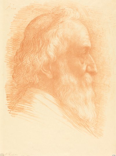 Autoritratto (10ª tavola) da Alphonse Legros