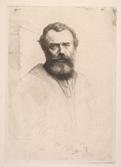 Autoritratto Terza Lastra da Alphonse Legros