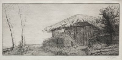 Ovile sulla collina da Alphonse Legros