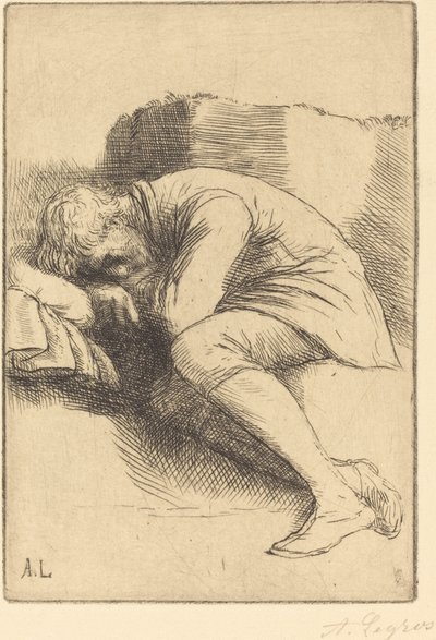 Un dormiente da Alphonse Legros
