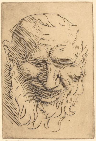 Piccola maschera di satiro da Alphonse Legros
