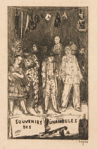 Souvenirs des Funambules da Alphonse Legros