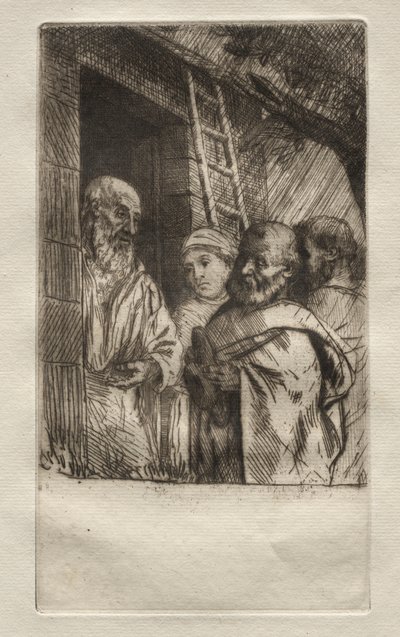 San Pietro e San Paolo alla porta del Bonhomme Misère da Alphonse Legros