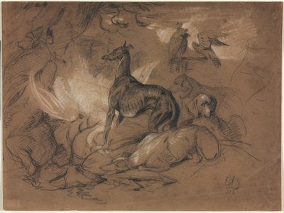 Studi di animali da Alphonse Legros