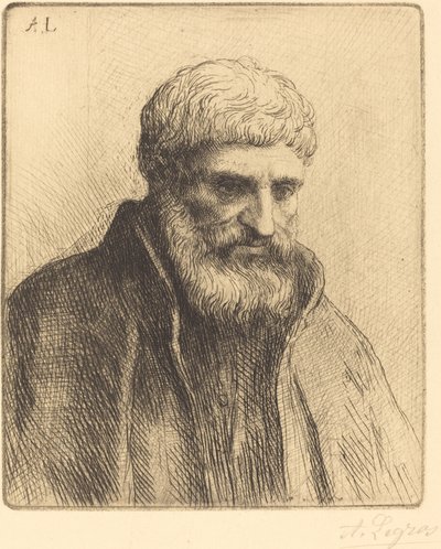 Studio di un vecchio Etude de vieillard da Alphonse Legros