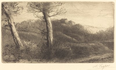 Tramonto (Coucher du soleil) da Alphonse Legros
