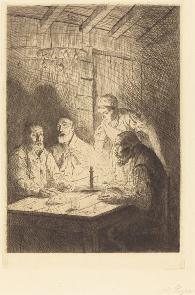 Cena dei poveri da Alphonse Legros