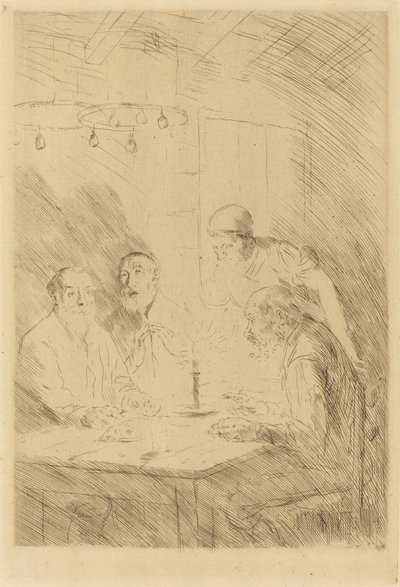 La Cena dei Poveri da Alphonse Legros