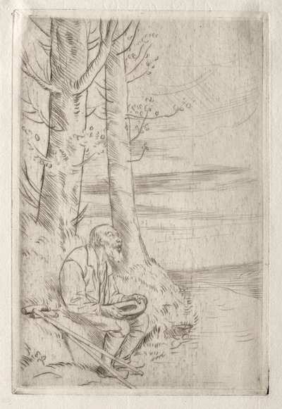Il mendicante cieco da Alphonse Legros