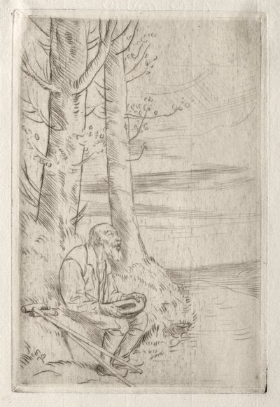 Il mendicante cieco da Alphonse Legros