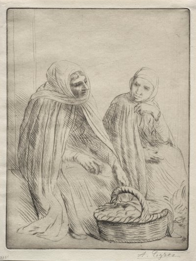I Mercanti di Uova (1ª Tavola) da Alphonse Legros