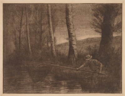 Il pesce nella rete a cerchio da Alphonse Legros