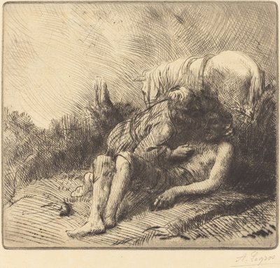 Il buon samaritano da Alphonse Legros