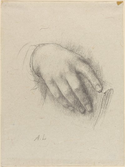 La mano della figlia dell